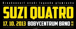 Americká baskytaristka Suzi Quatro v Brně