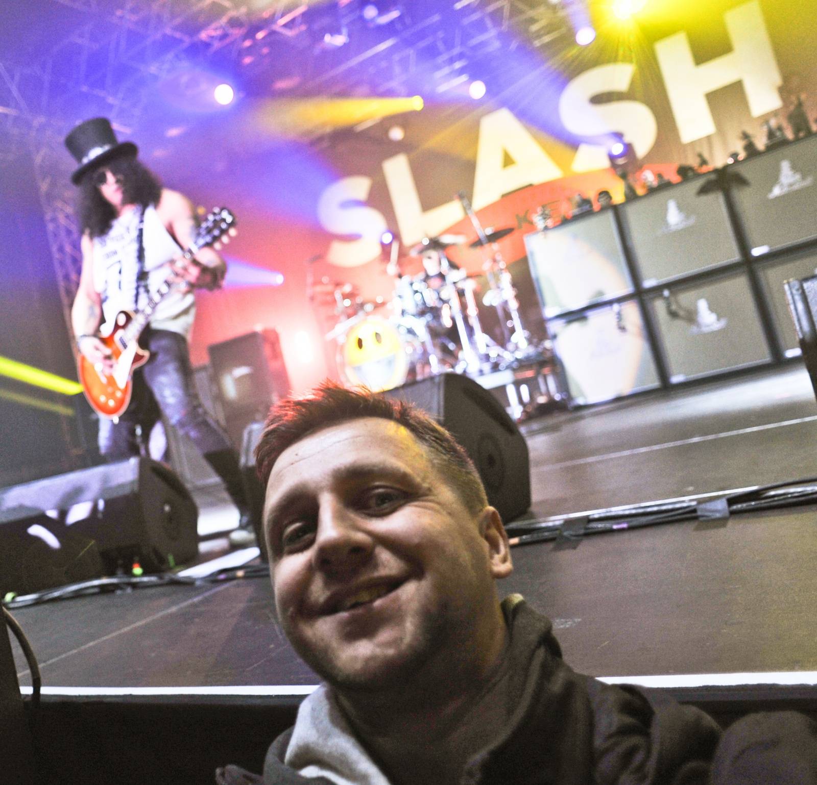 Slash exceloval v pražské Malé sportovní hale
