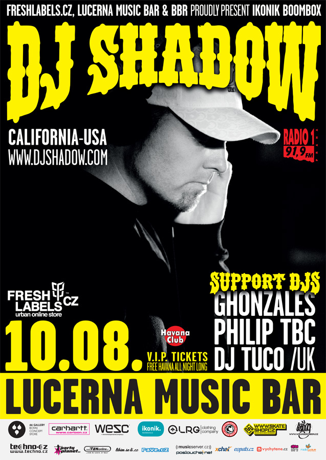 DJ Shadow: mistr hip hop v Praze | iREPORT – music&style magazine
